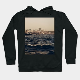 Coastal Haven: A City by the Sea Hoodie